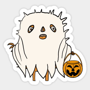 Assertifluff trick or treat Sticker